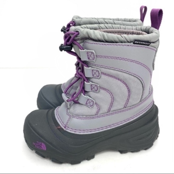 THE North Face Youth Alpenglow IV Snow Winter Boot ThermaFelt Lined NF0A2T5P - Picture 6 of 12